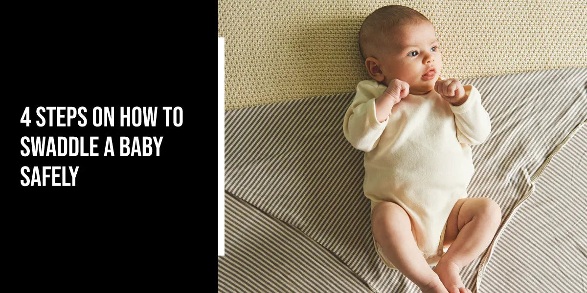 4 Steps on How to Swaddle a Baby Safely