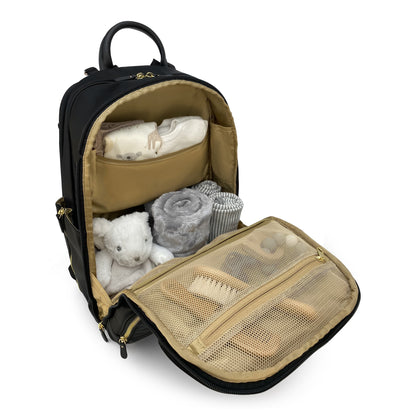 opened extra large diaper bag backpack