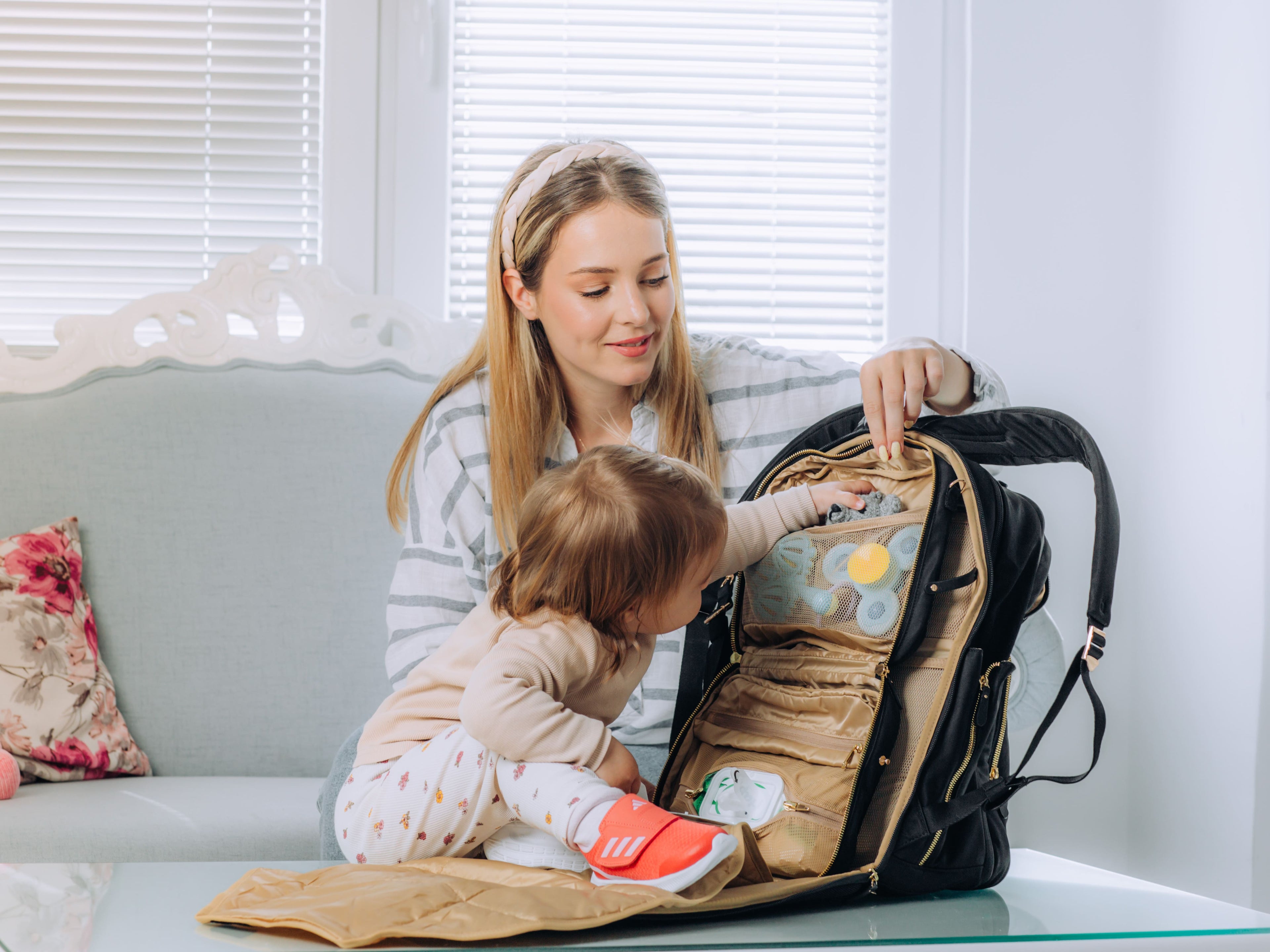 Swaddle Tote modular diaper bag designed for modern parents